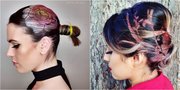 Lihat Cara Hairstylist Ini Hasilkan Motif Indah di Rambut, Unik!