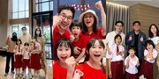 Melokal Saat Liburan ke Indonesia, 8 Potret Gemas Anak-anak Kimbab Family Berseragam SD - Cocok Banget Pakai Baju Merah Putih
