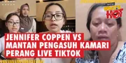 Panas! Jennifer Coppen VS Mantan Pengasuh Kamari Perang Live TikTok, Singgung Soal Anak &#38; Pemberian