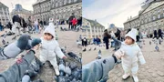 Potret Dek Cunda Liburan Bareng Denny Caknan dan Bella Bonita, Asyik Bermain dengan Puluhan Burung Merpati
