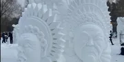 Seniman Bali Juara di Harbin International Snow Sculpture Competition 2025, Karyanya Bikin Kagum