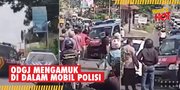 Viral Tabrakan Sesama Mobil Dinas Polisi, Gara-Gara ODGJ?