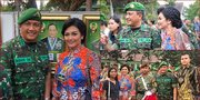 10 Foto Bella Saphira Setia Dampingi Suami Wisuda dari TNI