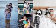 10 Potret Sabai Morscheck Pulkam ke Bali Bareng Anak-Anak, Ringgo Ditinggal Sendirian dan Kesepian