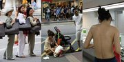 14 Foto Bukti Tingkah Gila Turis China Saat Liburan, Bikin Ngamuk