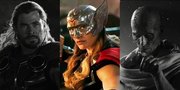 20 Fofo Adegan THOR: LOVE AND THUNDER, Thor Versi Perempuan Curi Perhatian - Gorr The God Butcher Muncul Pertama Kali