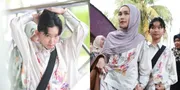 7 Potret Bilqis Anak Ayu Ting Ting Saat Salat Idul Adha Kembaran Baju dengan Ibu, Lucu Saat Naik Motor