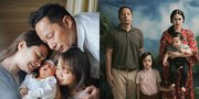 7 Potret Terbaru Keluarga Ringgo Agus Rahman yang Tidak Biasa, Berkonsep Jadul - Kompak Berpose Datar