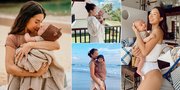 8 Potret Hot Mom Jennifer Bachdim Saat Gendong Baby Kiyoji, Tetap Stylish dan Pamer Body Goals
