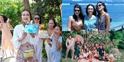 9 Foto Perayaan Ultah Luna Maya di Bali, Meriah Bareng Teman-teman dan Keluarga - Kue BTS Bikin Salfok