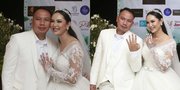 9 Potret Bahagia Kalina Ocktaranny dan Vicky Prasetyo Pamer Cincin Nikah, Gaun Resepsi Bak Putri Curi Perhatian