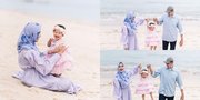 9 Potret Kartika Putri dan Habib Usman Main ke Pantai, Tawa Lepas Baby Khalisa yang Cantik Jadi Sorotan