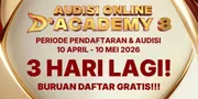 Audisi Online Dangdut Academy 8 Tinggal 3 Hari Lagi, Buruan Daftar!