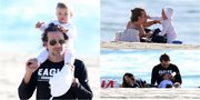 Bahagianya Keluarga Irina Shayk & Bradley Saat Liburan di Pantai