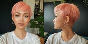 Cantik Bak Barbie! Deretan Foto Gaya Rambut Pixie Cut Rina Nose yang Kini Berwarna Rose Gold: Tampil Matching dengan Sang Suami