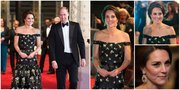 FOTO: Bareng Pangeran William, Kate Middleton Mempesona di BAFTA