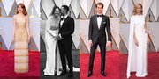 FOTO: Parade Bintang Film Dunia Elegan di Red Carpet Oscar 2017