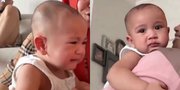 Foto Rayyanza Nangis Cemburu Lihat Babysiter-nya Gendong Anak Caca Tengker, Netizen: Ncus Langsung Diajak ke Luar Negeri