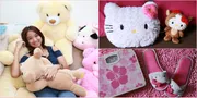 FOTO: Rumah Vanda Rainy, Super Cute Penuh  Boneka & Hello Kitty!