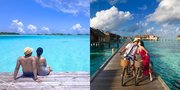 Gandeng - Cium Bahagia, Bulan Madu Sammy & Viviane di Maldives