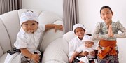 Ganteng Bermata Indah, 7 Potret Baby Kiyoji Anak Jennifer Bachdim Pakai Baju Adat Bali Rayakan Galungan
