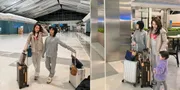 Liburan ke Jepang, Ini 7 Potret Airport Fashion Ayu Ting Ting yang Simple dan Nyaman - Penampilan Bilqis Jadi Sorotan
