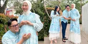 Potret Hemas Nura Istri Danang Pradana Rayakan Lebaran, Baby Bump Kian Terlihat
