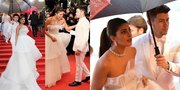 Suami Idaman, Nick Jonas Payungi Priyanka Chopra di Red Carpet