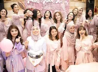 10 Foto Detail Acara Bridal Shower Jessica Iskandar Bertema Pajama Party, Dekorasi Serba Pink Sampai Bagi-Bagi Hadiah Buat Bridesmaid