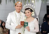 10 Momen Akad Nikah Giannirma Gavrila Putri Feni Rose, Resepsi Ditunda Karena Virus Corona