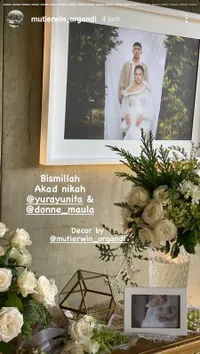 10 Potret Akad Nikah Yura Yunita dan Donne Maula, Bernuansa Putih dengan Adat Sunda