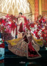 10 Potret Detail Gaun Pengantin Putri Isnari Bertema Bollywood, Punya Filosofi Mendalam - Langsung Dikirim dari India