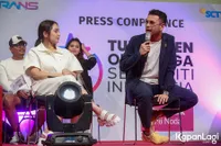 10 Potret Gemasnya Rayyanza ‘Cipung’ Digendong Rafathar, Bikin Salfok di Press Conference 'Turnamen Olahraga Selebriti Indonesia'