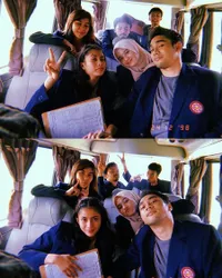 10 Potret Keseruan Behind the Scene Film 'KKN DI DESA PENARI', Ada Tissa Biani - Adinda Thomas!