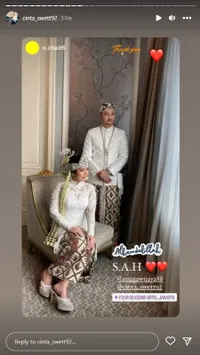 10 Potret Pernikahan Angga Wijaya Mantan Suami Dewi Perssik, Serasi Dalam Adat Sunda - Nominal Maharnya Fantastis