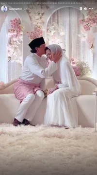 10 Potret Pernikahan Engku Emran Eks Laudya Cynthia Bella dan Noor Nabila, Dihadiri Anak Kandung