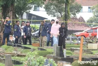 10 Potret Proses Ekshumasi Makam Mendiang Dante, Tamara Tyasmara dan Angger Dimas Cari Keadilan Atas Kematian Anak