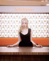 10 Potret Rose BLACKPINK di Sulhwasoo Pop-Up Store, Cantik Pakai Little Black Dress
