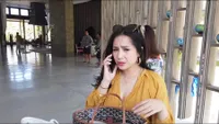 10 Potret Serunya Liburan Syahnaz Sadiqah dan Suami, Sempat-Sempatnya Ngerjain Gigi