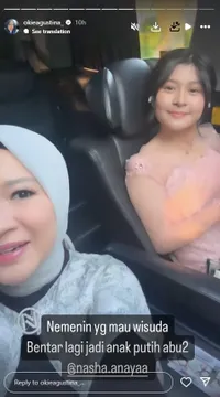 10 Potret Wisuda Nasha Anak Bungsu Pasha Ungu & Okie Agustina, Senang Akhirnya Punya Foto Bertiga - Adelia Wilhelmina Turut Beri Selamat