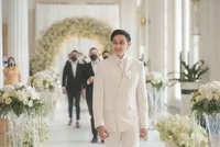 12 Detail Pemberkatan Pernikahan Hito Caesar dan Felicya Angelista, dari Berjalan Menuju Altar Sampai Menangis Terharu