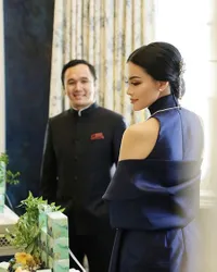 12 Foto Pertunangan Adri Martowardjojo dan Elsa Tadjudin, Digelar Mewah di Surabaya