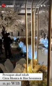 12 Potret Akad Nikah Ifan Seventeen dan Citra Monica, Menawan Bernuansa Putih - Sah Jadi Suami Istri