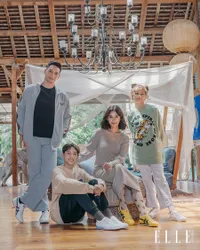 7 Foto Family Portrait Nana Mirdad & Andrew White untuk ELLE, Keluarga Good Looking Favorit Netizen