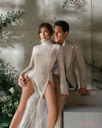 7 Foto Prewed Terbaru Jessica Iskandar, Pamer Paha Seksi - Pose Bareng El Barack