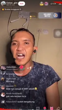 7 Momen Caisar Tiktok Saat Live TikTok 24 Jam, Disebut Netizen Gunakan Sabu - Langsung Hentikan Live Saat 'Disapa' BNN