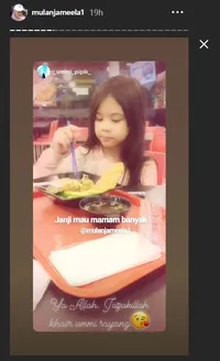 7 Pose Cantik Safeea Anak Mulan Jameela Saat Liburan, Bak Model