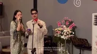 7 Potret Alyssa Daguise dan Al Ghazali Duet Nyanyi Bareng di Resepsi Pernikahan sang Kakak