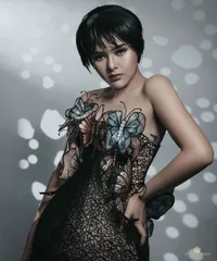  7 Potret Amanda Manopo dalam Balutan Gaun Kupu-Kupu, Mesra Bareng Billy Syahputra - Cantik Bak Peri