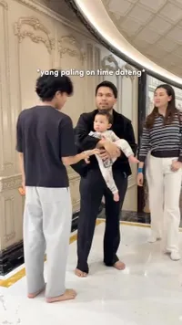7 Potret Ameena, Azura, dan Baby Arash Kumpul di Rumah Gen Halilintar, Tingkahnya Bikin Gemas